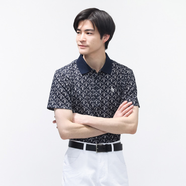 ロゴうさぎアーガイル柄プリント 30/-ベア鹿の子 0536160204