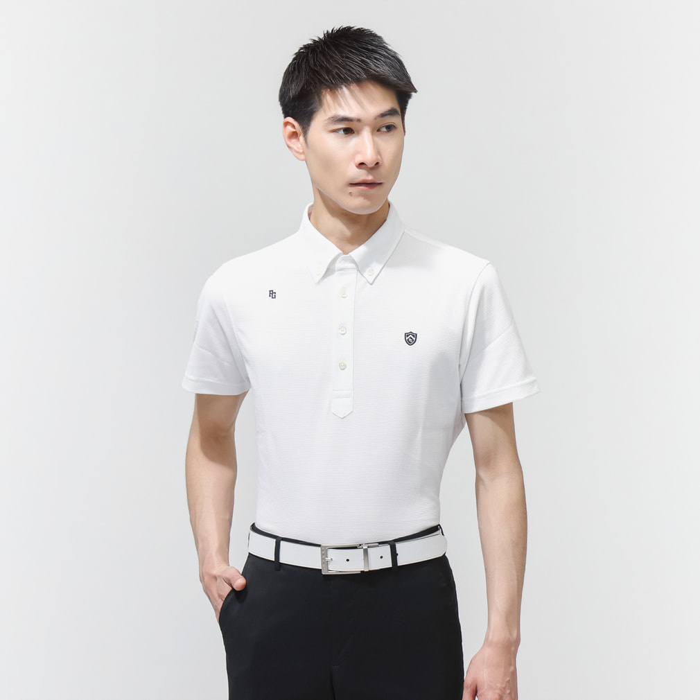 40/2×FDエコロジスタ225dリバーシブル鹿の子 0536160302(ホワイト-M)