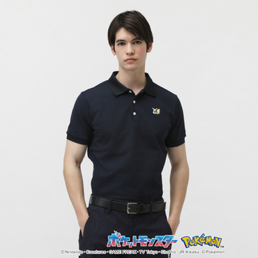 人気完売パーリーゲイツポケモンピカチュウ ボーダー調カノコ半袖ポロシャツサイズ1 ポケモン】ピカチュウ ボーダー調カノコ半袖ポロシャツ | PEARLY