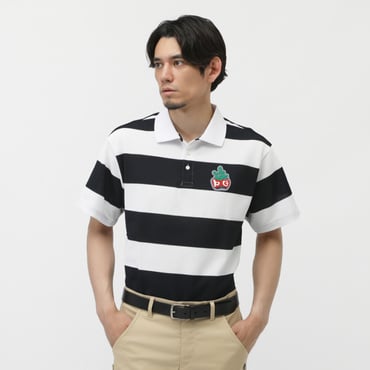 切替ボーダー半袖ポロシャツ 0535160509