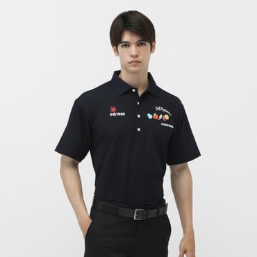 Pe格子サッカー半袖ポロシャツ 0535260617