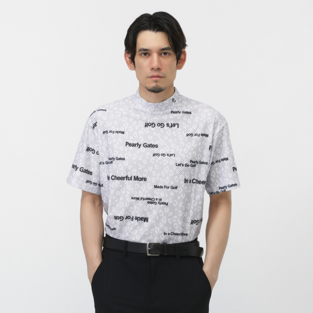 PEARLY GATES ヒョウ柄フルジップジャケット CRAFTEVO レインジャケット ＜ロゴ/千鳥柄＞ (MENS) | PEARLY