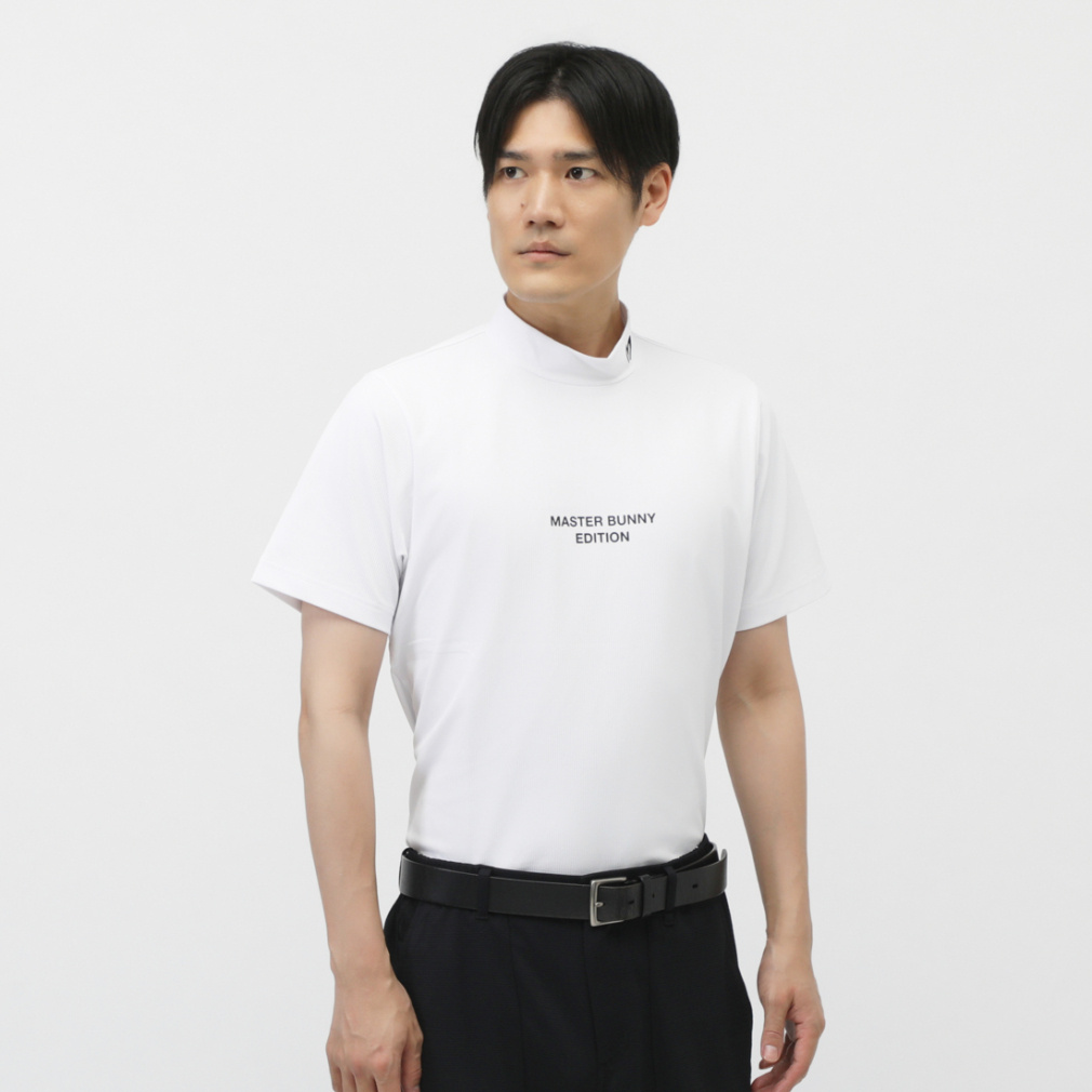 マスターバニーエディション ゴルフウェア 半袖シャツ 春 夏 エコブル-ドビーワッフル (7585167505) メンズ MASTER BUNNY EDITION