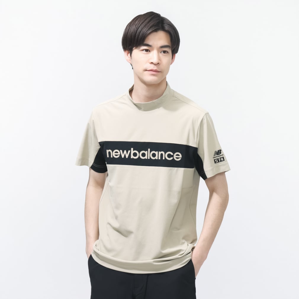 S/SLEEVE MOCK NECK PULLOVER 0126166014(カーキ-S)