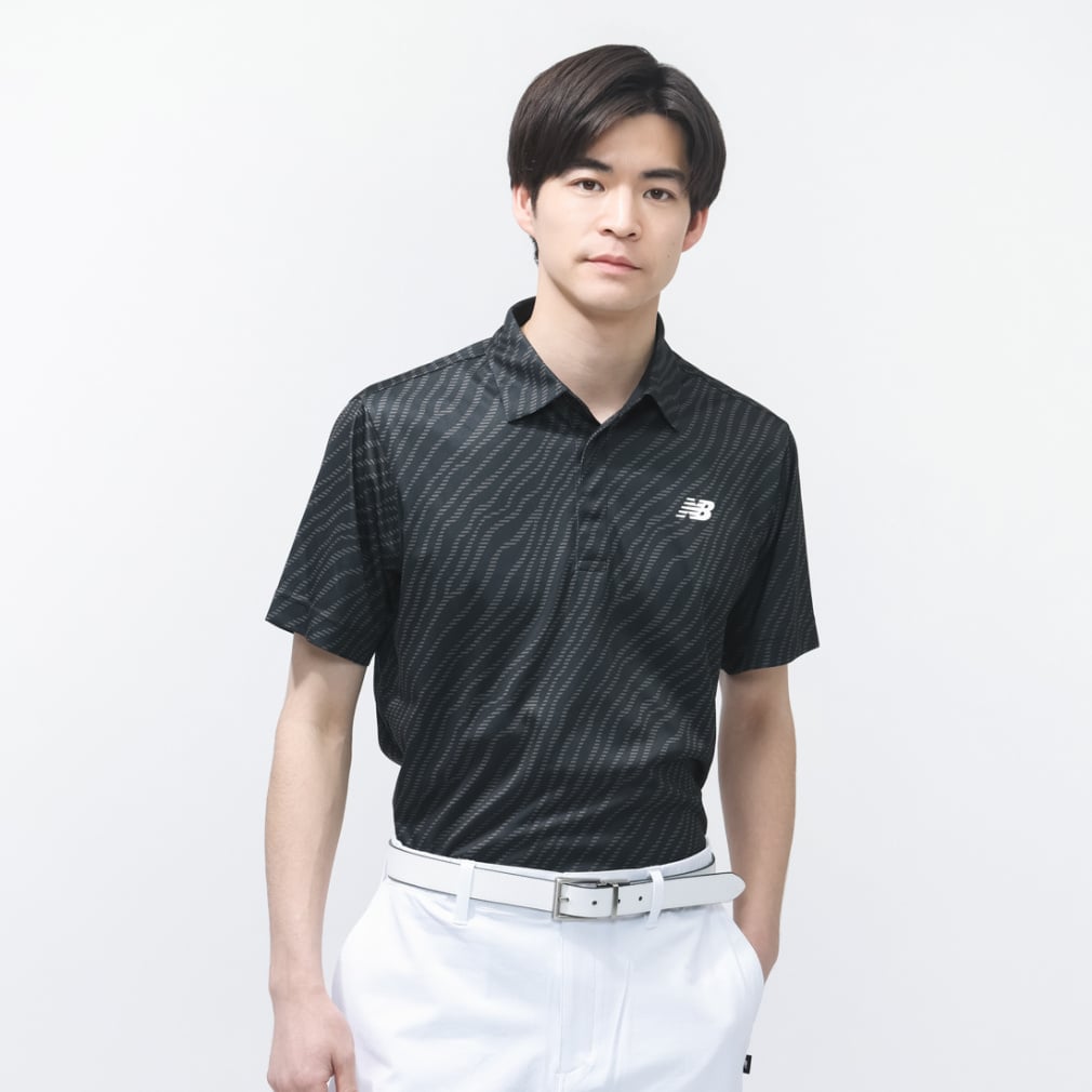 S/SLEEVE COLLAR SHIRT 0126168005(ブラック-M)