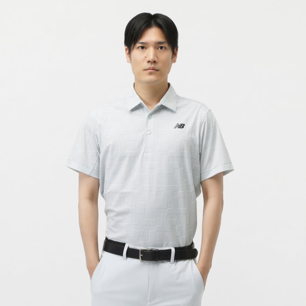 S/SLEEVE COLLAR SHIRT 0125168010(ペールグレー-M)