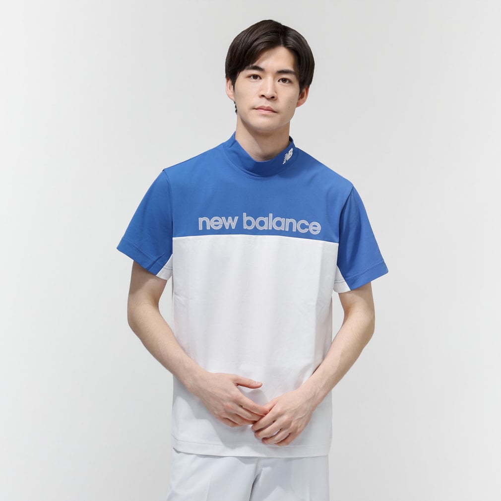 ニューバランス ゴルフウェア 半袖シャツ 春 夏 S/SLEEVE MOCK NECK