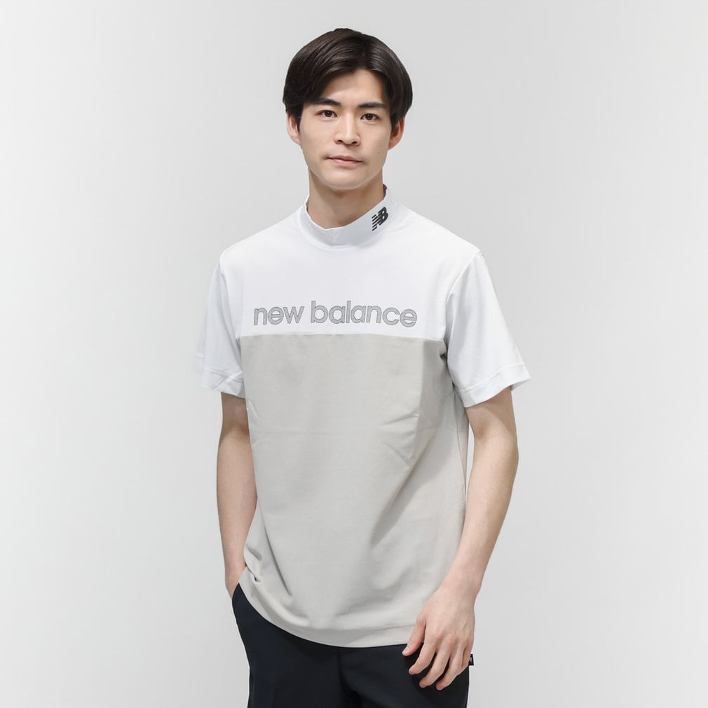 ニューバランス ゴルフウェア 半袖シャツ 春 夏 S/SLEEVE MOCK NECK