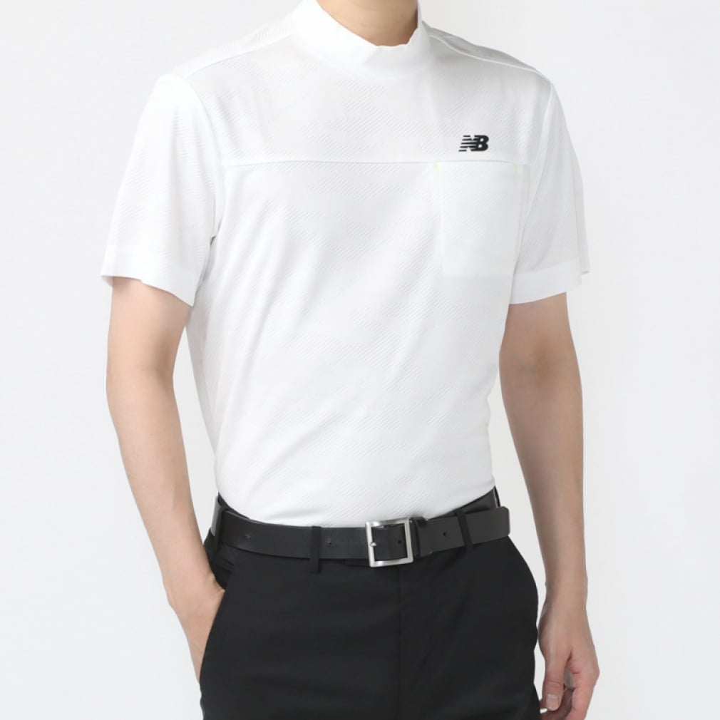 S/SLEEVE MOCK NECK PULLOVER 0124166006(ホワイト-M)