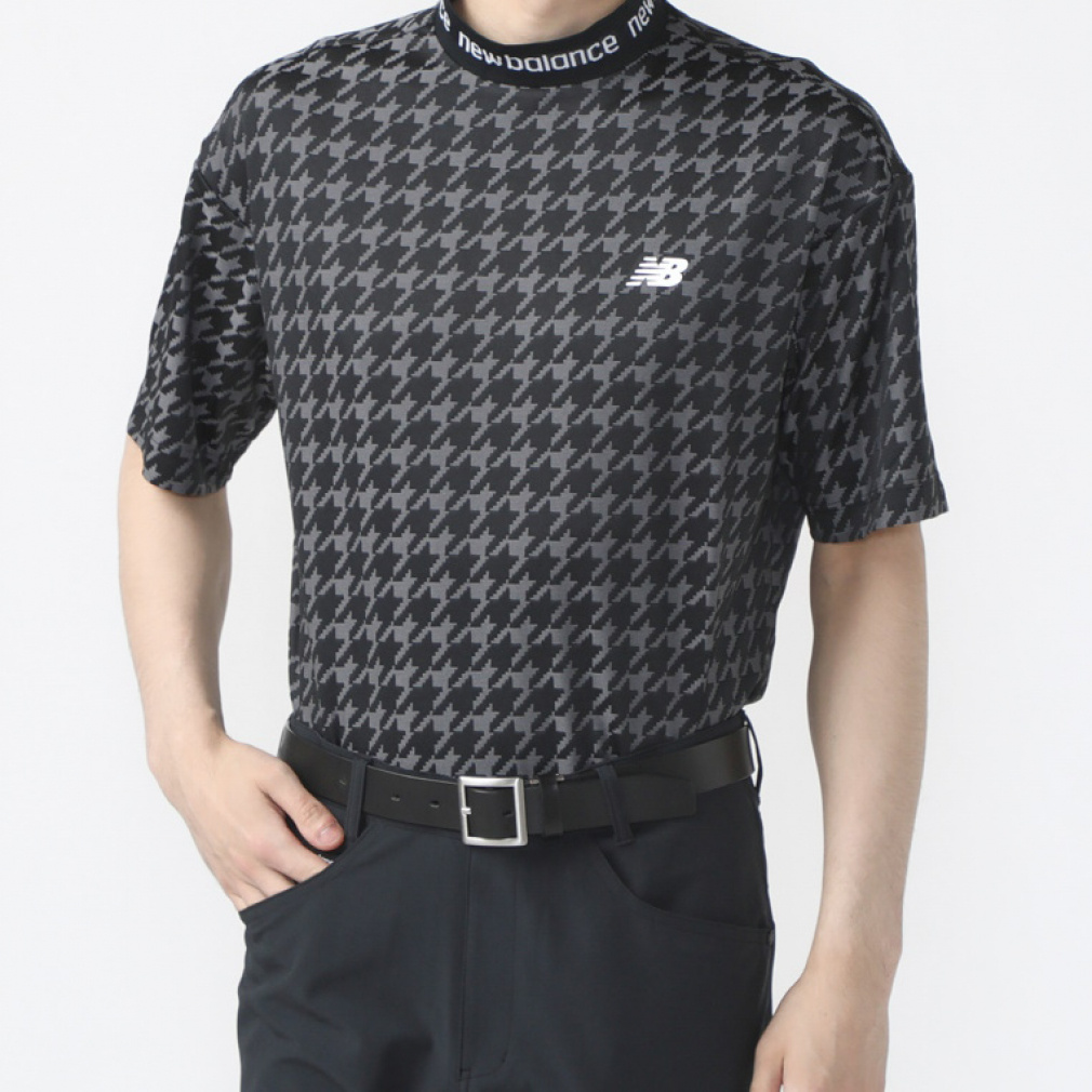H/SLEEVE MOCK NECK PULLOVER 0124166001(ブラック-M)