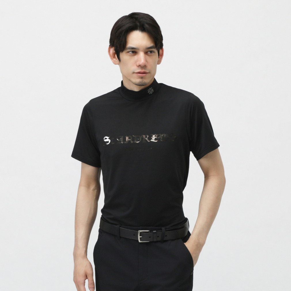 セントアンドリュース ゴルフウェア 半袖シャツ 春 夏 カチオンポリエステルベア天半袖ハイネック (0425167351) メンズ St ANDREWS