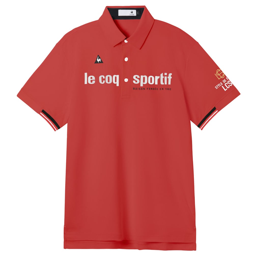 【アルペン別注】ストレスマッピングロゴマーキング半袖シャツ LG6SHSA5M(レッド-M)