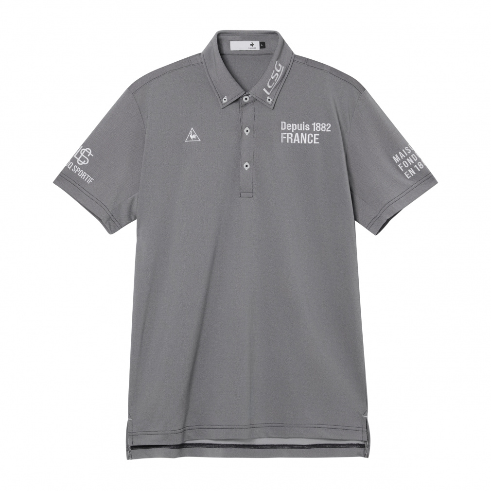 【アルペン別注】ストレスマッピングシャンブレー半袖シャツ LG6SHSA6M(ネイビー-M)