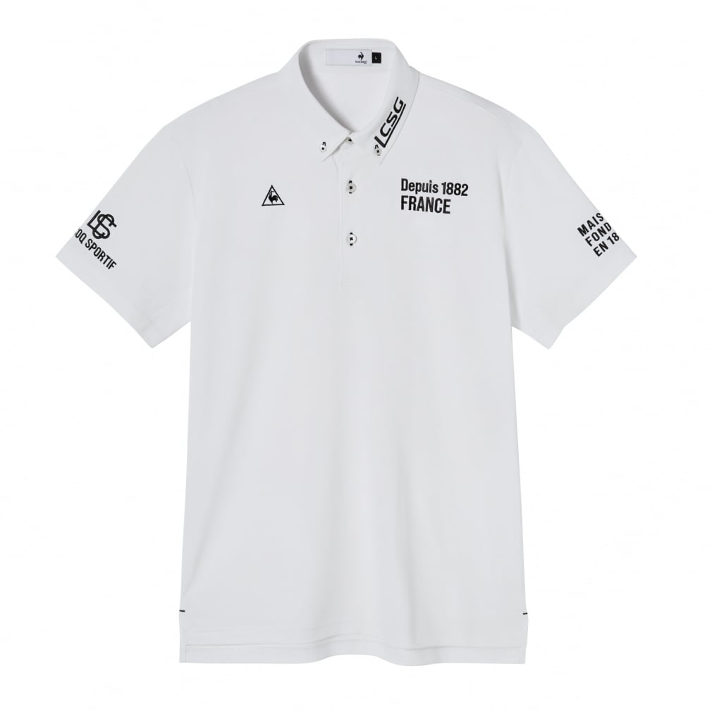 【アルペン別注】ストレスマッピングシャンブレー半袖シャツ LG6SHSA6M(ホワイト-M)