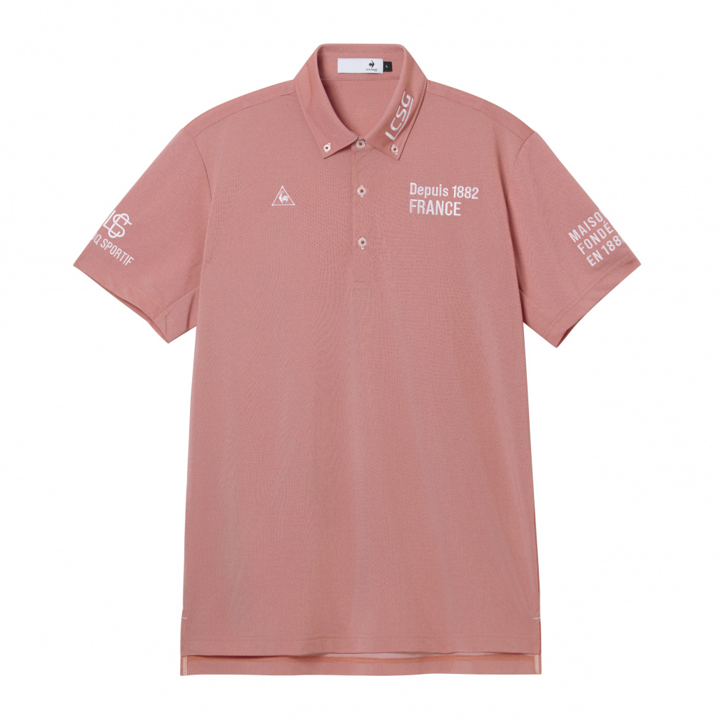 【アルペン別注】ストレスマッピングシャンブレー半袖シャツ LG6SHSA6M(レッド-M)