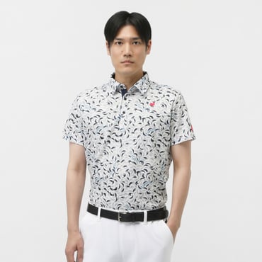 接触冷感小柄半袖シャツ LG5SHS09M