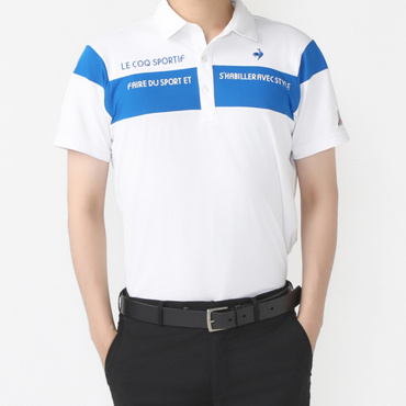 【ストレッチフォーサー】切替デザイン半袖シャツ QGMXJA19