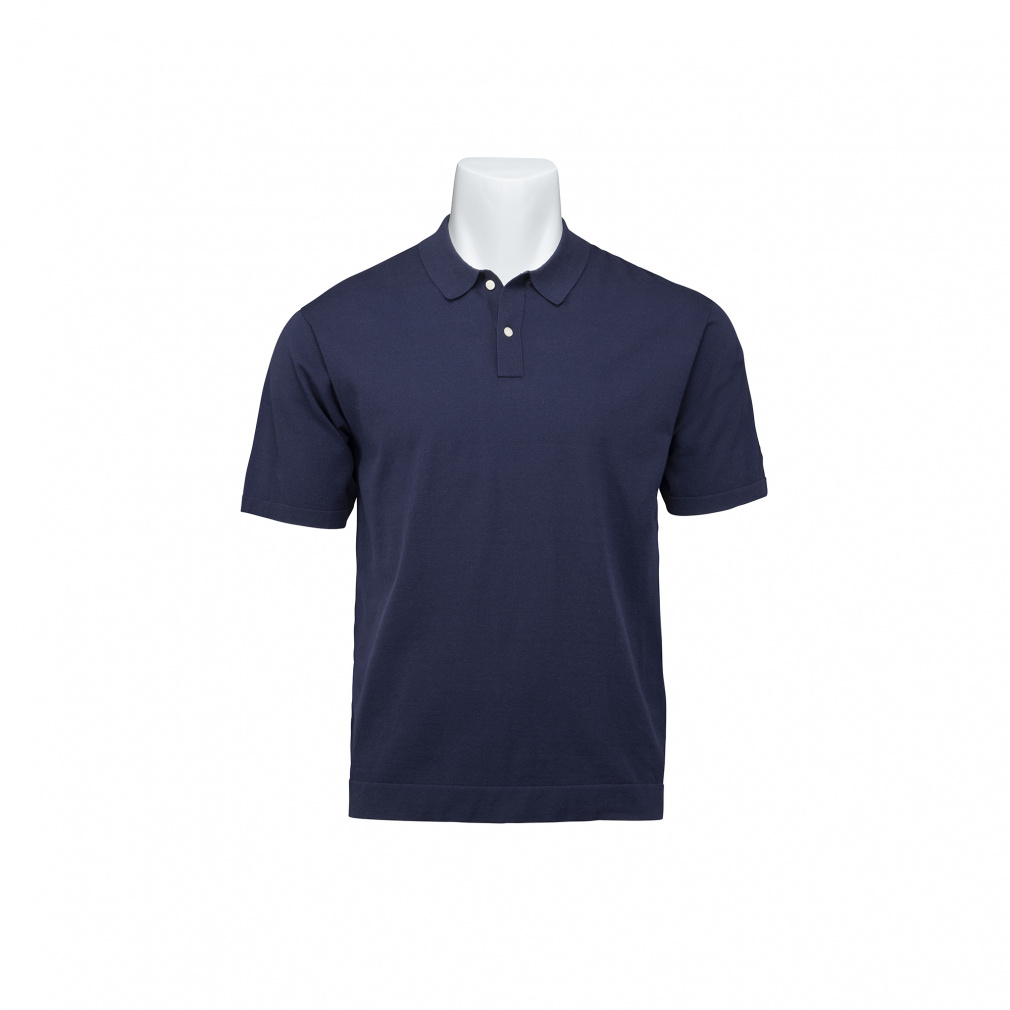 ニットポロ TMPMK133J 6665900394(ネイビー-S)