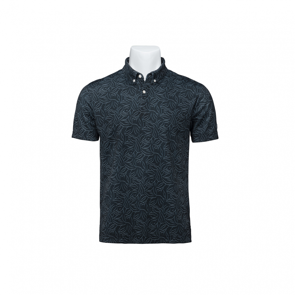 タイトリスト ゴルフウェア 半袖シャツ 春 夏 ホールメッシュボタニカルプリントシャツ (TMPMS121J) メンズ Titleist