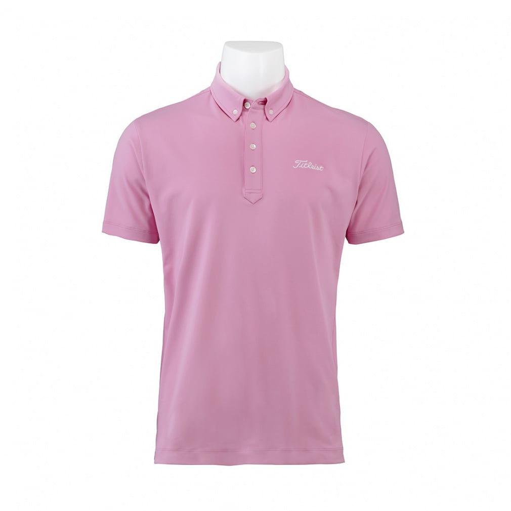 ベーシック ストレッチボタンダウンシャツ TLPMS900J 6665535633(ピンク-S)