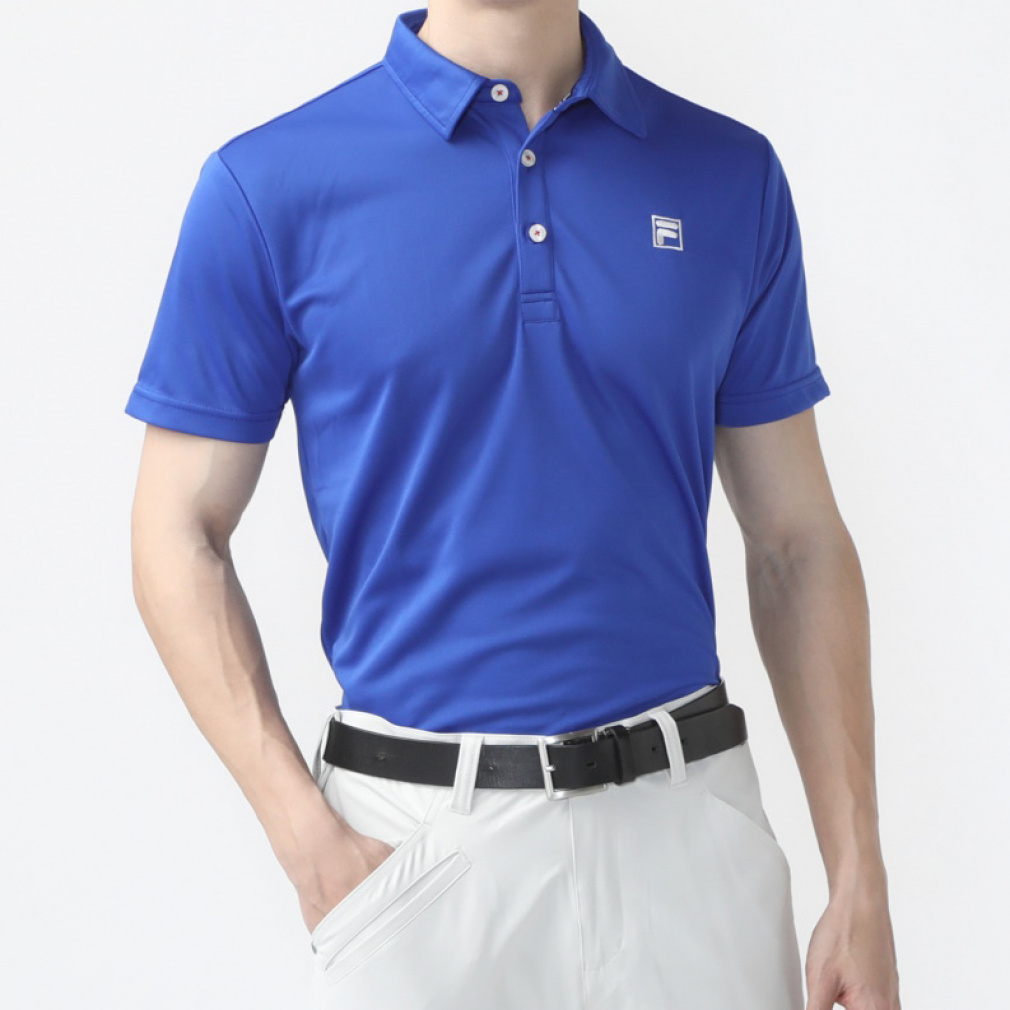 フィラ ゴルフウェア 半袖シャツ 春 夏 半袖シャツ無地 (742681Y) FILA