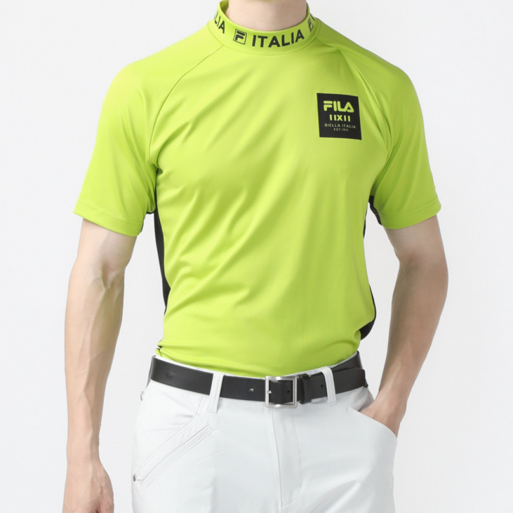 ARCHIVIO モックネック半袖 L ブラック 24SS | MENS | PLAYERS EDITION