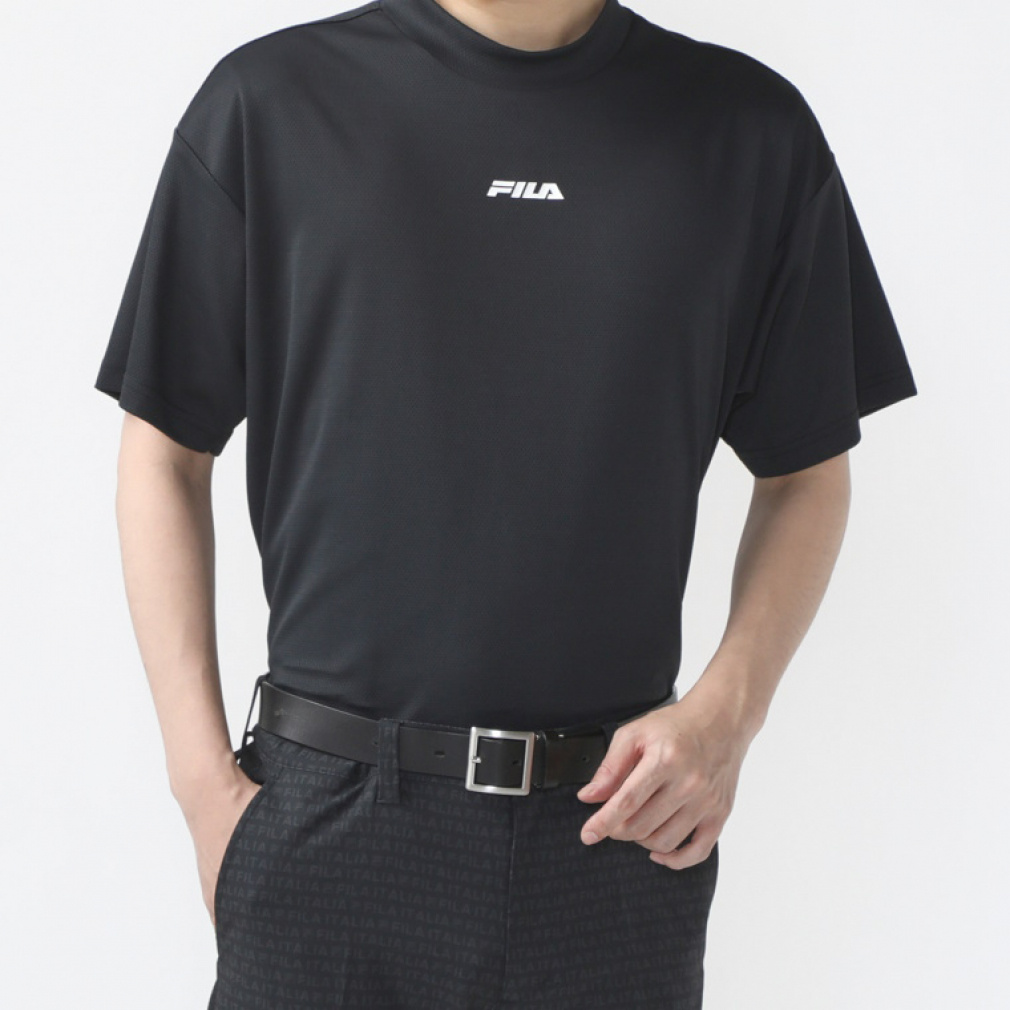 フィラ ゴルフウェア 半袖シャツ 春 夏 モックネックシャツ (743664