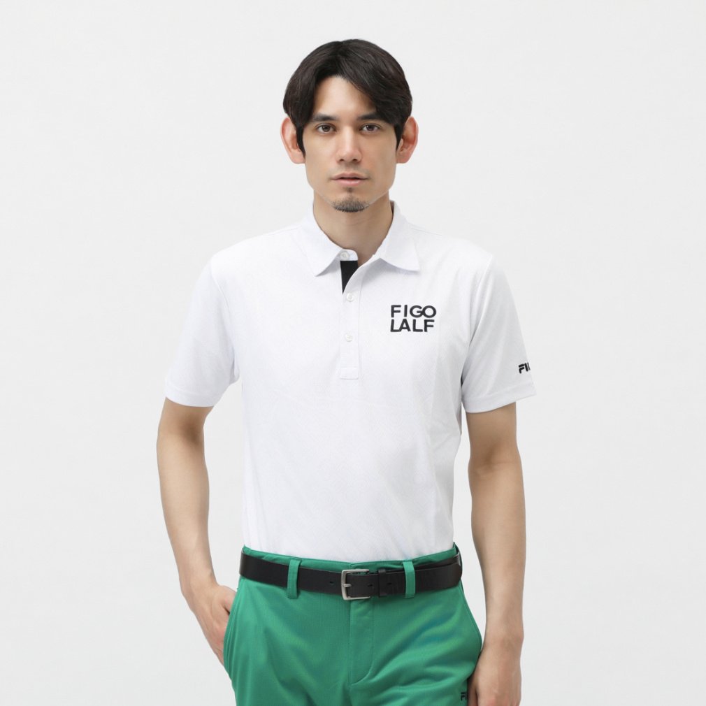 フィラ ゴルフウェア 半袖シャツ 春 夏 タイポPT半袖シャツ (744640) メンズ FILA