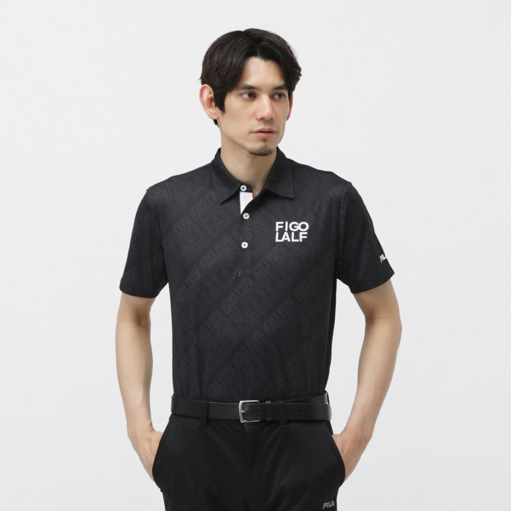 フィラ ゴルフウェア 半袖シャツ 春 夏 タイポPT半袖シャツ (744640) メンズ FILA