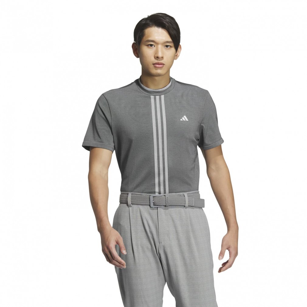 アディダス ゴルフウェア 半袖シャツ 春 夏 ULT365 PRIMEKNITサイドシームレスモック (IEY08) メンズ adidas