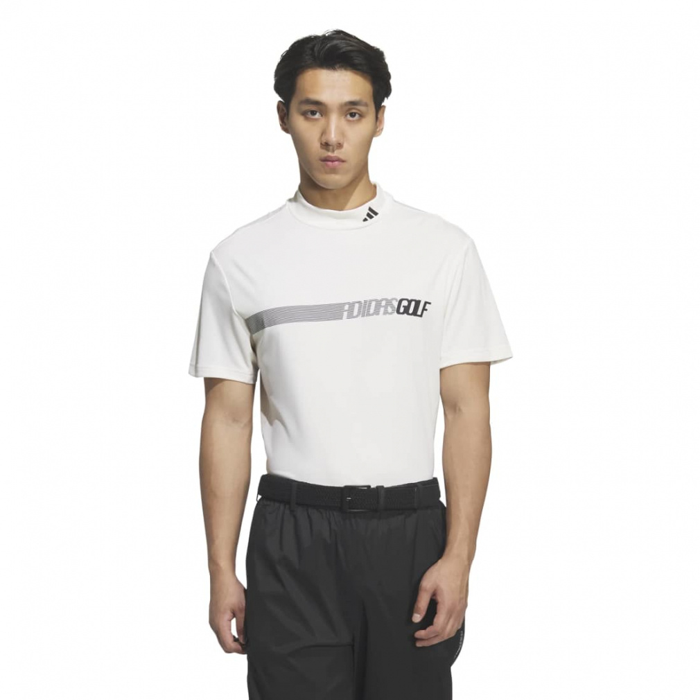 CLIMACOOL クライマクール モックネック サイドメッシュ 半袖シャツ ZQ650(ホワイト-S)