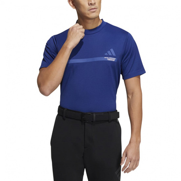 ビッグ ロゴ 半袖 モックネックシャツ