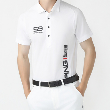 22SSポロシャツメッシュボーダー 6212160200