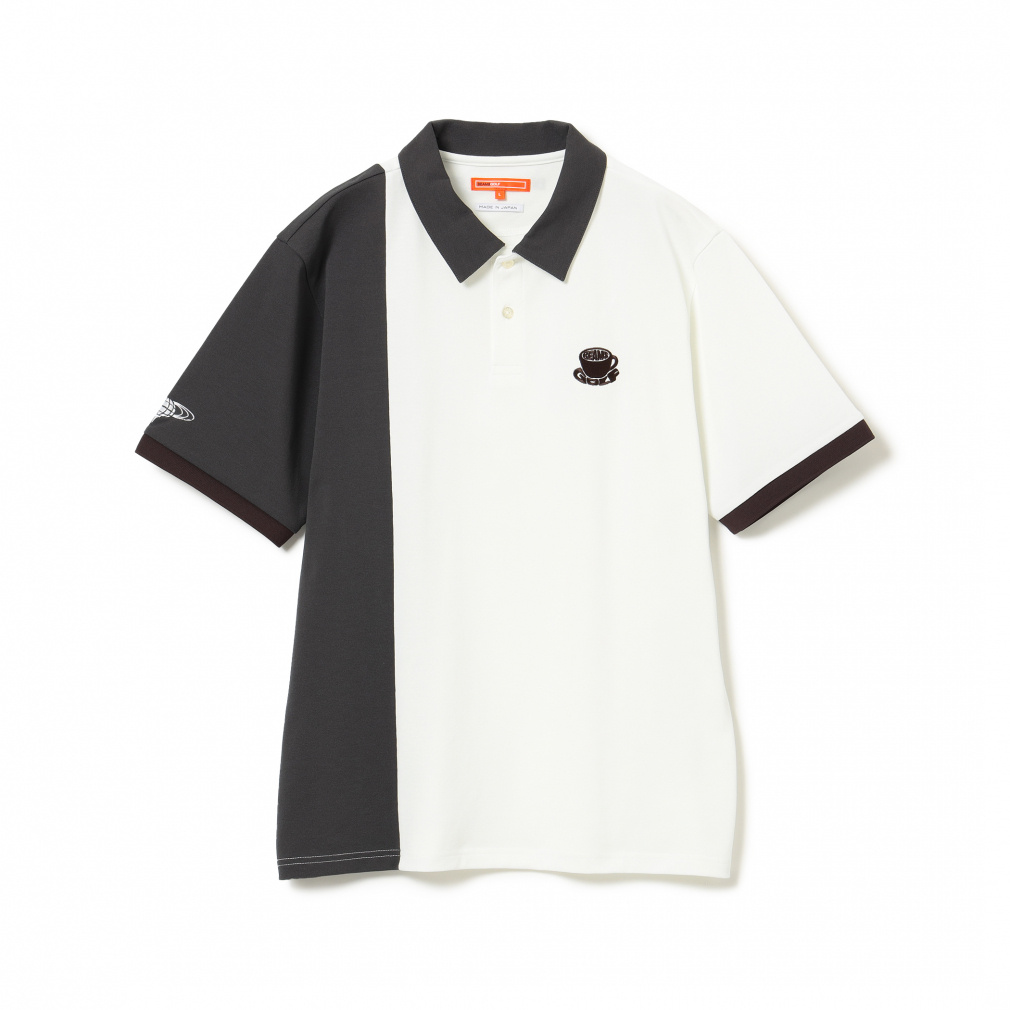 ビームスゴルフ ゴルフウェア 半袖シャツ 春 夏 ORANGE LABEL 別注リバティ 襟裏プリント ポロシャツ (8202017244) メンズ BEAMS GOLF