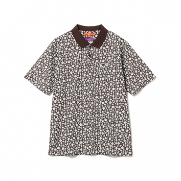 ORANGE LABEL 別注リバティ クレリック ポロシャツ 8202017344(ブラウン-L)