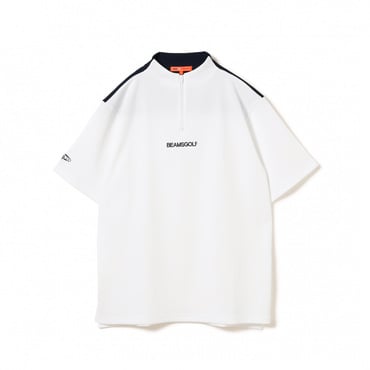 ORANGE LABEL / 切り替え ハーフジップ モックネックシャツ 82-03-0192-803