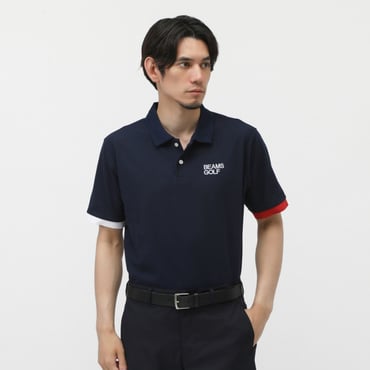 ORANGE LABEL / 別注リバティ 襟裏プリント ソリッドポロシャツ 25SS 8202017844