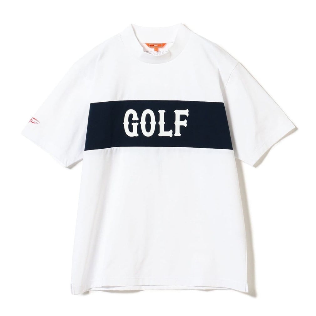 BEAMS GOLF シルバースターロゴ モックネックシャツ Sサイズ BEAMS