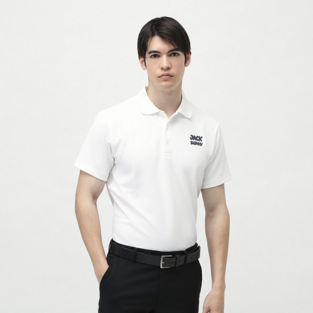 ジャック バニー ゴルフウェア 半袖シャツ 春 夏 ブリスターメッシュ