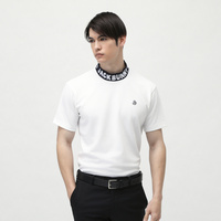 ダブルフェイスカノコモックネックカットソー(半袖) 2625167111｜Alpen