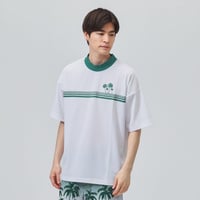 4サイズM グリーン メンズ モックネック 半袖 ジャックバニー ゴルフウエア ジャックバニー ゴルフウェア 半袖シャツ 春 夏 シングルカノコ GREEN