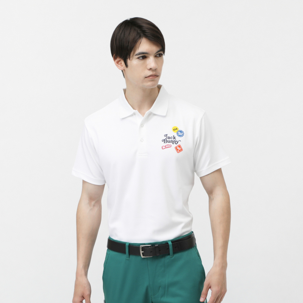 ★新品★2024年モデルJack Bunny!!　フルダルメッシュポロシャツ　5 フルダルメッシュ半袖ポロシャツ | Jack Bunny!!（ジャック