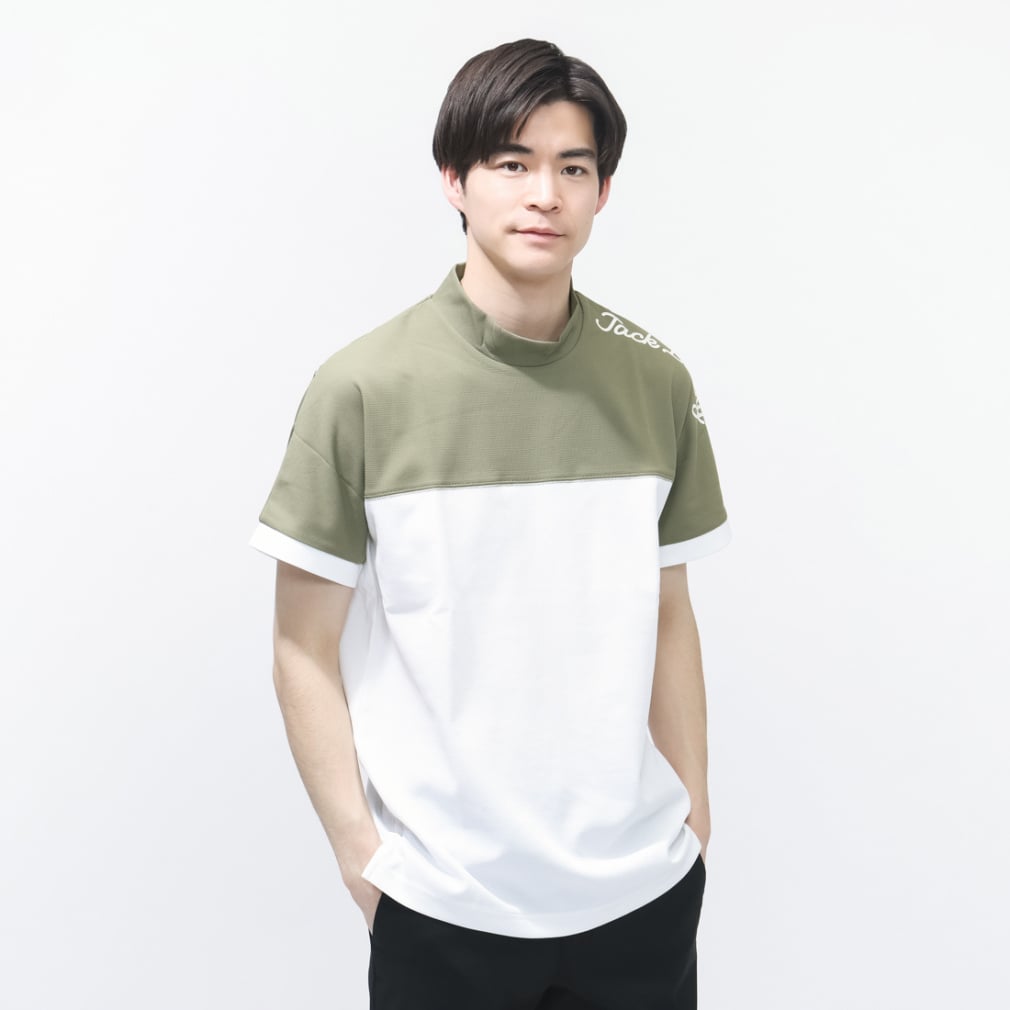 ジャック バニー ゴルフウェア 半袖シャツ 春 夏 レイブロック ドライ