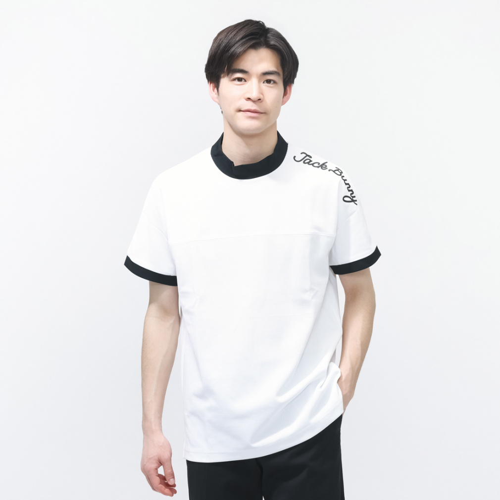 ジャック バニー ゴルフウェア 半袖シャツ 春 夏 レイブロック ドライ