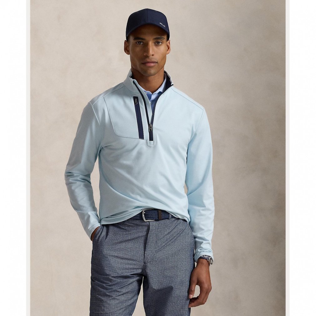 ラルフローレン ゴルフウェア 長袖シャツ 春 夏 ストレッチ ジャージー プルオーバー (SS25-2215) メンズ RALPH LAUREN