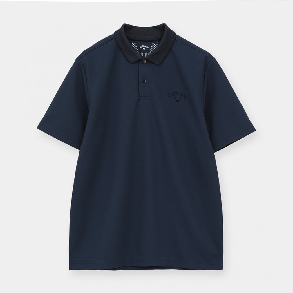 タックカノコ半袖ポロシャツ C26134140(ネイビー-3XL)