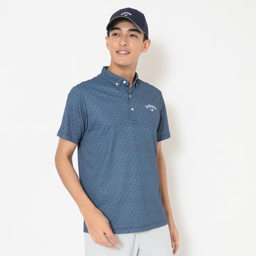 -3度裏クール総柄ボタンダウン半袖シャツ C26134109