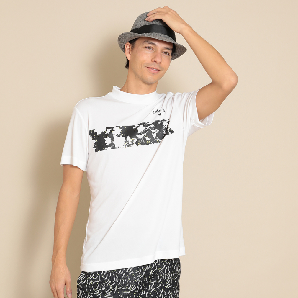 裏クールスプレーフラワー半袖モックネック C24134125｜Alpen Online