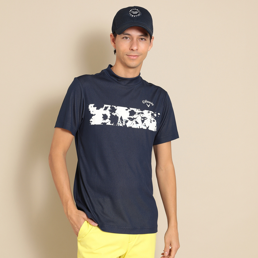 裏クールスプレーフラワー半袖モックネック C24134125｜Alpen Online
