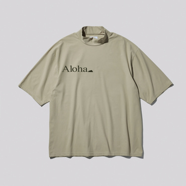 SURF Mockneck Shortsleeve(Aloha/Laua'e) SVKS3027
